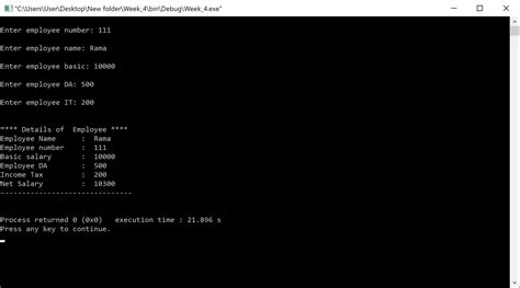 Employee class C++ inputting the information. .